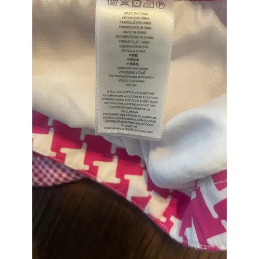Michael‎ Kors Size 6 Pink Short Skirt Pink & White
